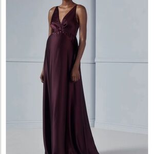 Amsale Tess Bridesmaid Dress in OLIVE size 20